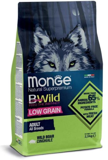 M11754 Monge Dry Dog BWILD - All Breeds Adult Boar (šerniena) 12 kg paveikslėlis