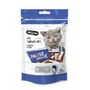 HM-8263 Hau&Miau Skanėstai katėms Žuvies sumuštiniai 60g (pak. 10) paveikslėlis