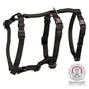 1.2_13094 TRIXIE Panic petnešos su apsauga nuo pabėgimo, L-XL 75-100 cm-25 mm, juodos paveikslėlis