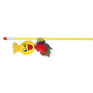 3.5_45797 TRIXIE Meškerė su šypsenėle, plastm.-pliušas, su kačių mėta, 50 cm (pak.4) paveikslėlis