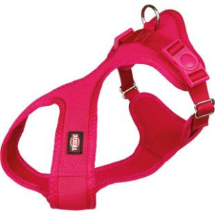 1.0_16258 TRIXIE Comfort Soft touring petnešos, XXS-XS 28-40cm/15mm, fuksija paveikslėlis