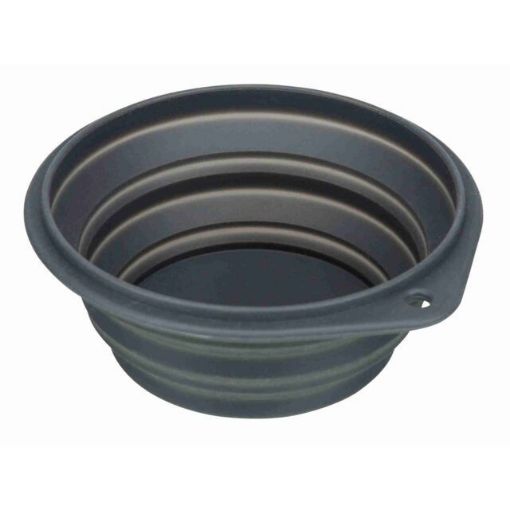 1.3_25012 TRIXIE Kelioninis dubenėlis, silikon., 1 l/18cm (pak. 4) paveikslėlis