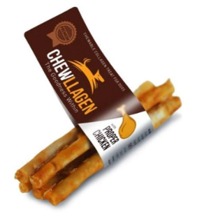 C12518 Chewllagen Vištienos skonio kolageno Maži ritiniai 5vnt., dėžė 40 vnt. x 35g paveikslėlis