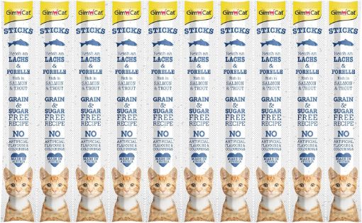 02.422091 GIMCAT STICKS SALMON & TROUT 10vnt. paveikslėlis