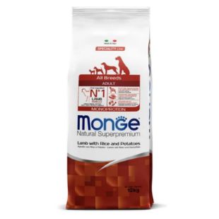 M11327 Monge Dry Dog Spec. Line - All Breeds Adult Lamb, rice & potatoes 12 kg paveikslėlis