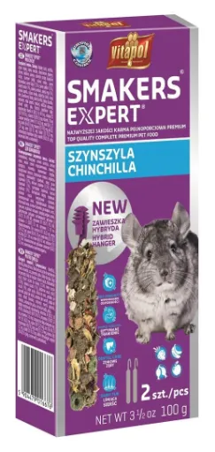 V16676 Vitapol EXPERT Smakers šinšiloms 2pcs 100g paveikslėlis