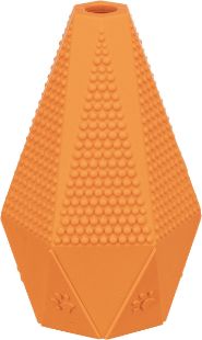 1.8_34733 TRIXIE jumper žaislas šunims, kaučiukas, 10 cm, oranžinis (pak.3) paveikslėlis