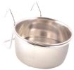 4.1_5493 TRIXIE Dubenėlis paukščiams, nerūd. plienas su laikikliu, 150 ml/7 cm (pak.4) paveikslėlis