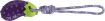1.8_34707 TRIXIE Žaislas šuniui Baklažanas ant virvės, TPR, 13 cm/34 cm (pak.3) paveikslėlis
