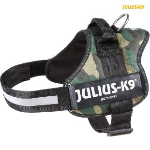 1.0_150321 K9®Powerharness, M/0: 58–76 cm/40 mm, camouflage paveikslėlis