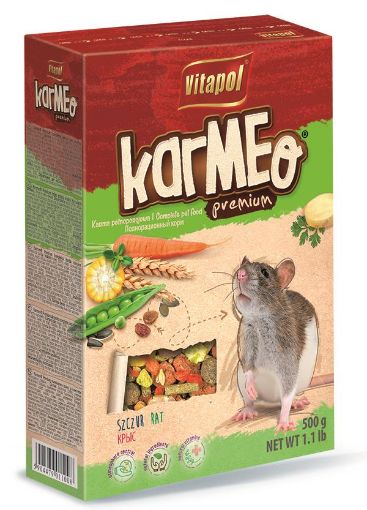 V15006 Vitapol Karmeo Premium Visavertis ėdalas žiurkėms 500g paveikslėlis
