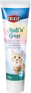 3.4_42739 TRIXIE Malt'n'Grass Anti hairball pasta virškinimui, 100 g (pak.6) paveikslėlis