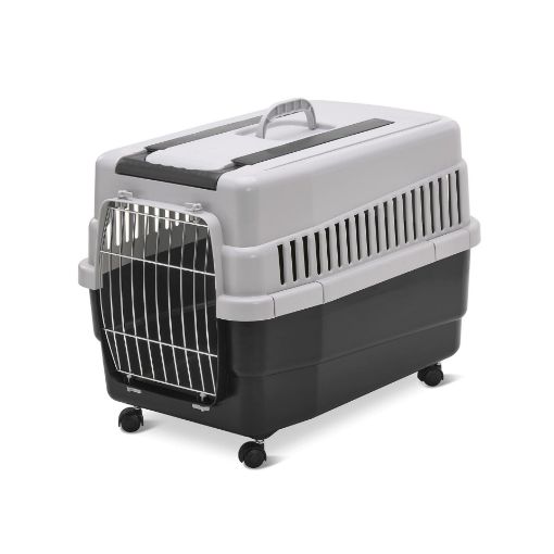80391 Boksas KIM 60 su ratukais pilkas/tamsus 60x40x45 paveikslėlis
