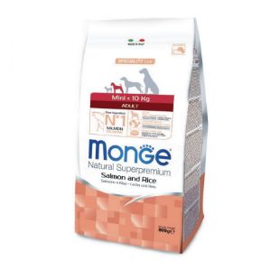 M11563 Monge Dry Dog Spec. Line - Mini Adult Salmon & rice 0,8 kg paveikslėlis
