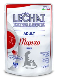 LE61780 Lechat Exc. konservai suaugusioms katėms su jautiena 100g (pak.24) paveikslėlis