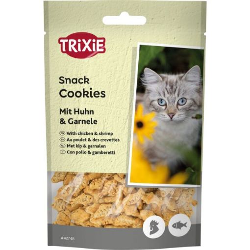 3.4_42741 TRIXIE Sausainiai katėms su vištiena ir krevetėmis, 50 g (pak.6) paveikslėlis