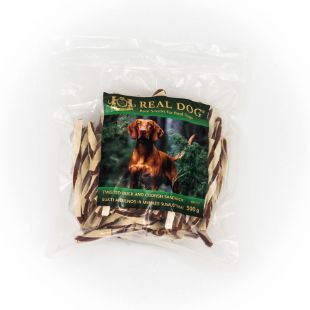 RD-131 REAL DOG SNACKS Sukti antienos ir menkės sumuštiniai 500g paveikslėlis