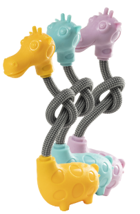 801035 Gimdog GIRAFFE įv. spalvų (pak.3) žaislas šuniui paveikslėlis