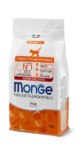 M11082 Monge Dry Cat Kitten DUCK 0,4 kg paveikslėlis