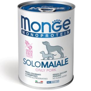 M14427 Monge Monoproteico "Solo" - Wet Dog Pate 100% PORK 400 g paveikslėlis