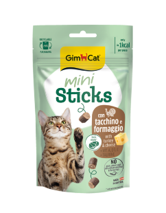 GIMCAT MINI STICKS WITH TURKEY & CHEESE 50 G paveikslėlis