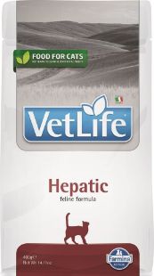 F30405 FARMINA VET LIFE - CAT Dry HEPATIC 400 gr (pak.16) paveikslėlis