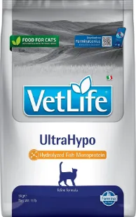 F31914 FARMINA VET LIFE - CAT Dry ULTRAHYPO 5 kg paveikslėlis