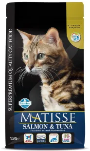F32096 FARMINA MATISSE - CAT Dry Salmon&Tuna 1,5 kg (pak.8) paveikslėlis