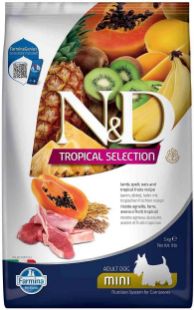 F42323 FARMINA N&D TROPICAL SELECTION - DOG Dry Lamb ADULT MINI 5 kg paveikslėlis