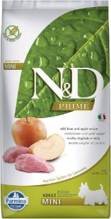 F21656 FARMINA N&D PRIME - DOG Dry Wild Boar&Apple ADULT MINI 7 kg paveikslėlis