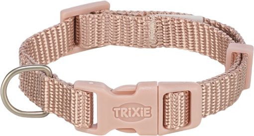 1.0_202235 TRIXIE Premium antkaklis, S: 25-40 cm/15 mm, šv. rausvas paveikslėlis