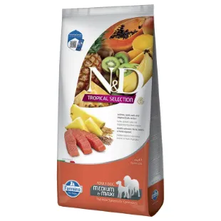F42385 FARMINA N&D TROPICAL SELECTION - DOG Dry Salmon ADULT MED&MAX 10 kg paveikslėlis