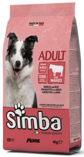S09560 SIMBA DOG CROQUETTES WITH BEEF 4 kg (pak.4) paveikslėlis