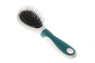 57510BV Gimdog Brush With Round Pins 6,5x21,5 cm ovalus šepetys apvaliais dant. vienpusis paveikslėlis