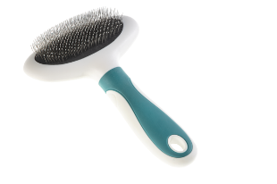 57507BV Gimdog Slicker Brush Size L 12,5x19,5 cm ovalus šepetys paveikslėlis