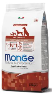 M11259 Monge Dry Dog Spec. Line - All Breeds Puppy Lamb & rice 0,8 kg paveikslėlis