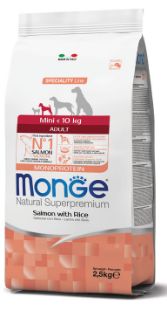 M11587 Monge Dry Dog Spec. Line - Mini Adult Salmon & rice 7,5 kg paveikslėlis