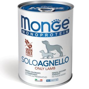 M14236 Monge Monoproteico "Solo" - Wet Dog Pate 100% lamb 400 g paveikslėlis
