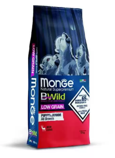 M11891 Monge Dry Dog BWILD - All Breeds Puppy&Junior Deer (elniena) 12 kg paveikslėlis