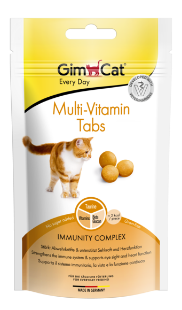 02.418704 GIMCAT MULTI-VITAMIN TABS 40G skanėstai katėms paveikslėlis