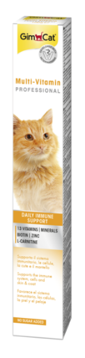 02.421759 GIMCAT MULTIVITAMIN PASTA PROF. 100GR (10) pasta katėms paveikslėlis