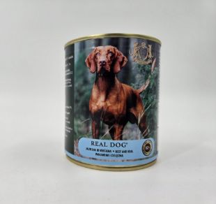 RD70356 Real Dog SP - Wet Beef and veal for adult dogs 800 g (pak6) paveikslėlis