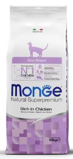 M56267 Monge Dry Cat Adult Sterilized 10 kg paveikslėlis