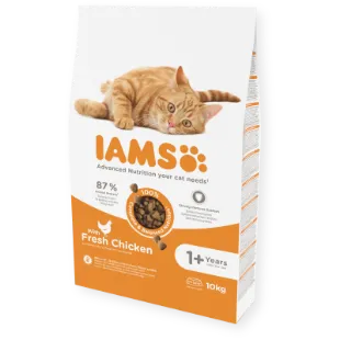 I25954 Iams Adult Cat Chicken 10 kg su vištiena paveikslėlis