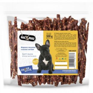 HM-8137 Hau&Miau minkšti antienos pagaliukai su ryžiais 500 g paveikslėlis