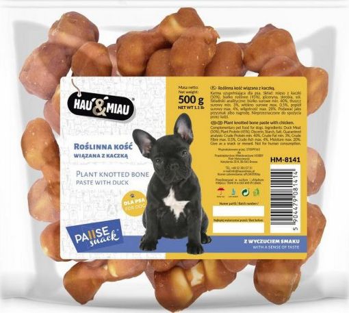 HM-8141 Hau&Miau Augaliniai kauliukai apvilkti antiena 500g paveikslėlis