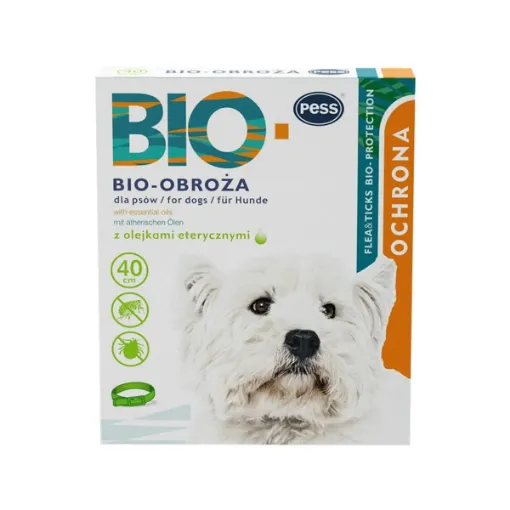00104 PESS BIO-Protection antkaklis nuo parazitų šunims 40 cm paveikslėlis
