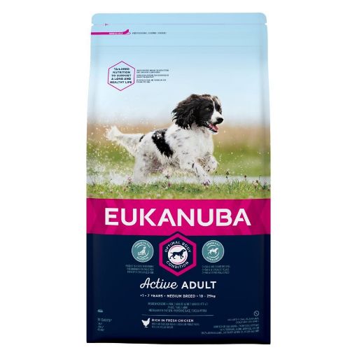 E19786 Euk Adult Medium Breed Maintenance 3 kg paveikslėlis