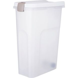 1.6_24668 TRIXIE Birių produktų tara, plastikas, 40 l/27x61x45 cm, baltas (pak.2) paveikslėlis