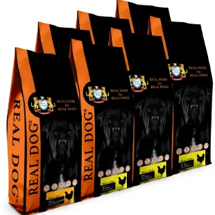 KOMP063 Real Dog 7*20kg: Chicken - 6, Chicken XL - 1 paveikslėlis